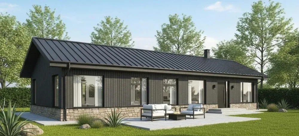 Проект Одноэтажный дом 31 на 9, 94 м2