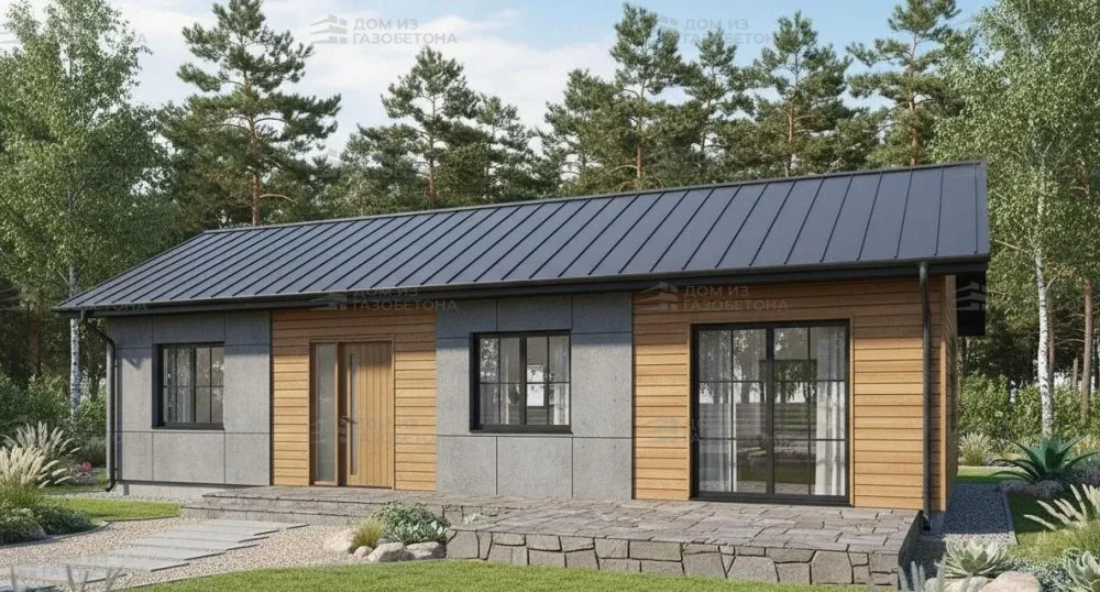 Проект Одноэтажный дом 18 на 12, 145 м2