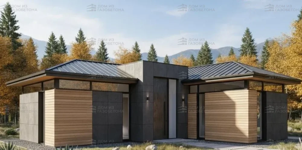 Проект Двухэтажный дом 10 на 9, 100 м2