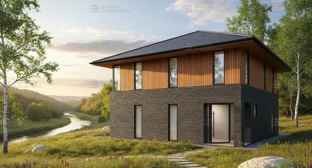 Проект Двухэтажный дом 18 на 15, 250 м2