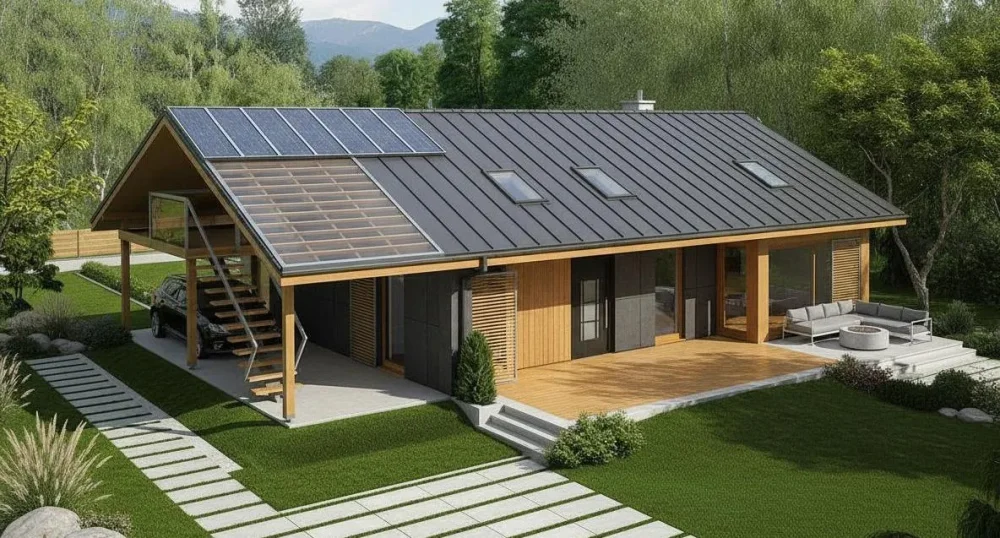 Проект Одноэтажный дом 18 на 10, 97 м2